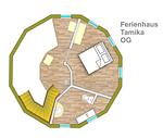 Ferienhaus Tamika am Tollensesee - Grundriss Obergeschoss - Tamika - Top-Hundeurlaub