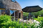 Ferienhaus Tamika am Tollensesee - Terrasse mit Gartenmöbeln - Tamika - Top-Hundeurlaub