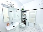 Badezimmer - Strandresidenz Juliusruh Fewo 2 - mit Balkon - Top-Hundeurlaub
