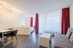Wohnzimmer - Ein-Zimmer-Apartment 55/11 - Top-Hundeurlaub