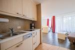 Küche / Küchenzeile - Ein-Zimmer-Apartment 55/11 - Top-Hundeurlaub