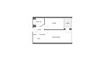 Grundriss - Zwei-Zimmer-Apartment 55/14 - Top-Hundeurlaub