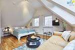 Schlafzimmer - Ferienwohnung Seesternchen - Top-Hundeurlaub