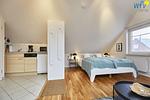 Schlafzimmer - Ferienwohnung Seesternchen - Top-Hundeurlaub