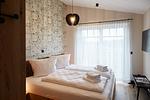 Schlafzimmer - Haus 3 Comfort-Apartment 10 - Top-Hundeurlaub
