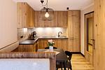Küche / Küchenzeile - Binnendiek Resort Haus 3 Wohnung 2 - Top-Hundeurlaub