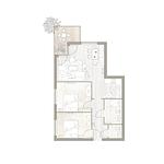 Grundriss - Binnendiek Resort Haus 3 Wohnung 12 - Top-Hundeurlaub