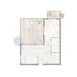 Grundriss - Binnendiek Resort Haus 3 Wohnung 16 - Top-Hundeurlaub