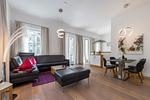 Wohnzimmer - Ferienwohnung Strandmuschel Villa First Sellin - Top-Hundeurlaub