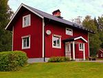 Hus Fee bei Fredriksberg – typisches rotes Schwedenhaus nahe dem Säfsen Resort in Dalarna - Hus Fee - Top-Hundeurlaub
