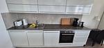 Küche / Küchenzeile - Ferienwohnung Penthouse ''Seebühne'' Marina Wendtorf - Top-Hundeurlaub