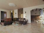 Wohnbereich mit Schlafcouch - Haus 89 Fewo EG - Top-Hundeurlaub