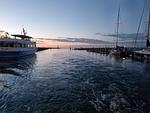 Hafenausfahrt Alter Strom Warnemünde - Haus Karzenburg Fewo 1 - Top-Hundeurlaub