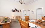 Blick in den Wohnzimmer - Haus Karzenburg Fewo 1 - Top-Hundeurlaub