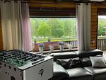 Kickertisch im Wohnzimmer - Haus 12 See- und Bayerwaldblick OG - Top-Hundeurlaub