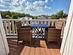Balkon mit Gartenmöbeln - Wohnung 20 - Top-Hundeurlaub