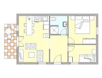 Grundriss - Wohnung Strandkrabbe 02 - Top-Hundeurlaub