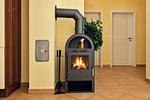Detailaufnahme Kamin - Wohnung Strandkrabbe 02 - Top-Hundeurlaub