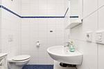 Bad mit WC - Wohnung Strandkrabbe 02 - Top-Hundeurlaub
