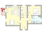 Grundriss - Wohnung 14 - Top-Hundeurlaub