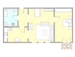 Grundriss - Wohnung 15 - Top-Hundeurlaub