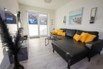 Wohnzimmer - Ferienwohnung "Küstenkind Dorum" Sieltrift 21-14 - Top-Hundeurlaub