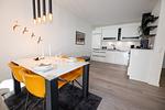 Wohnzimmer - Ferienwohnung "Küstenkind Dorum" Sieltrift 21-14 - Top-Hundeurlaub