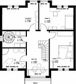Grundriss Obergeschoss. - Biene's Nest - Top-Hundeurlaub