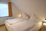 Schlafzimmer - Haus Nordseegruss, App. 4 - Top-Hundeurlaub