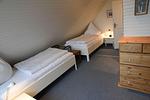 Schlafzimmer - Haus Nordseegruss, App. 4 - Top-Hundeurlaub