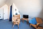 Schlafzimmer - Haus Nordseegruss, App. 4 - Top-Hundeurlaub