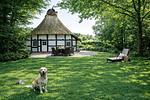 Fachwerkhaus mit eingezäuntem Garten, 500 Meter zum See - Top-Hundeurlaub