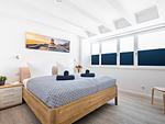 chlafzimmer 2: Doppelbett (160x200) - FeWo Ausblick in PRORA - 8.52 - Top-Hundeurlaub