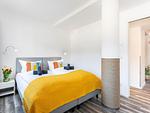 Schlafzimmer 2: Doppelbett (180x200) - FeWo Unsere Perle in PRORA - 4.01 - Top-Hundeurlaub