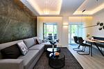 Wohnzimmer - FeWo Gooddays in PRORA Maisonette mit Terrasse & Balkon - 8.02 - Top-Hundeurlaub