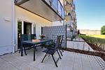 Terrasse - FeWo Gooddays in PRORA Maisonette mit Terrasse & Balkon - 8.02 - Top-Hundeurlaub