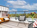 Dachterrasse - FeWo Malanya Dachterrasse in PRORA - 4.52 - Top-Hundeurlaub