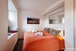 Schlafzimmer 2: Doppelbett (180x200), TV - FeWo Strandidyll in PRORA - 9.31 - Top-Hundeurlaub