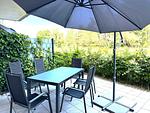 Terrasse - FeWo Seepferdchen in PRORA - 9.07 - Top-Hundeurlaub