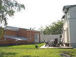 Nebengebäude mit Sauna - Ostseelandsitz Mira Belle Fewo 1 mit Indoor Pool und Sauna - Top-Hundeurlaub