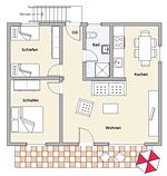 Grundriss - Haus 43 Talblick - Top-Hundeurlaub