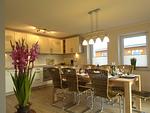Küche und Essbereich - Ostseelandsitz Mira Belle Fewo 2 mit Indoor Pool und Sauna - Top-Hundeurlaub