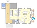 Grundriss Erdgeschoss - Ostseelandsitz Mira Belle Fewo 2 mit Indoor Pool und Sauna - Top-Hundeurlaub