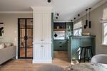 Küche / Küchenzeile - Ferienhaus Litj Kampidyll - Top-Hundeurlaub