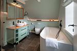 Badezimmer - Ferienhaus Litj Kampidyll - Top-Hundeurlaub
