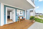 Fassade / Eingang - Ferienwohnung Küstentraum Matrosenring - Top-Hundeurlaub