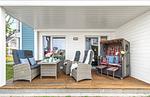 Fassade / Eingang - Ferienwohnung Küstentraum Matrosenring - Top-Hundeurlaub