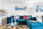 Wohnzimmer - Ferienwohnung Küstentraum Matrosenring - Top-Hundeurlaub