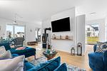 Wohnzimmer - Ferienwohnung Küstentraum Matrosenring - Top-Hundeurlaub