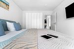 Schlafzimmer - Ferienwohnung Küstentraum Matrosenring - Top-Hundeurlaub